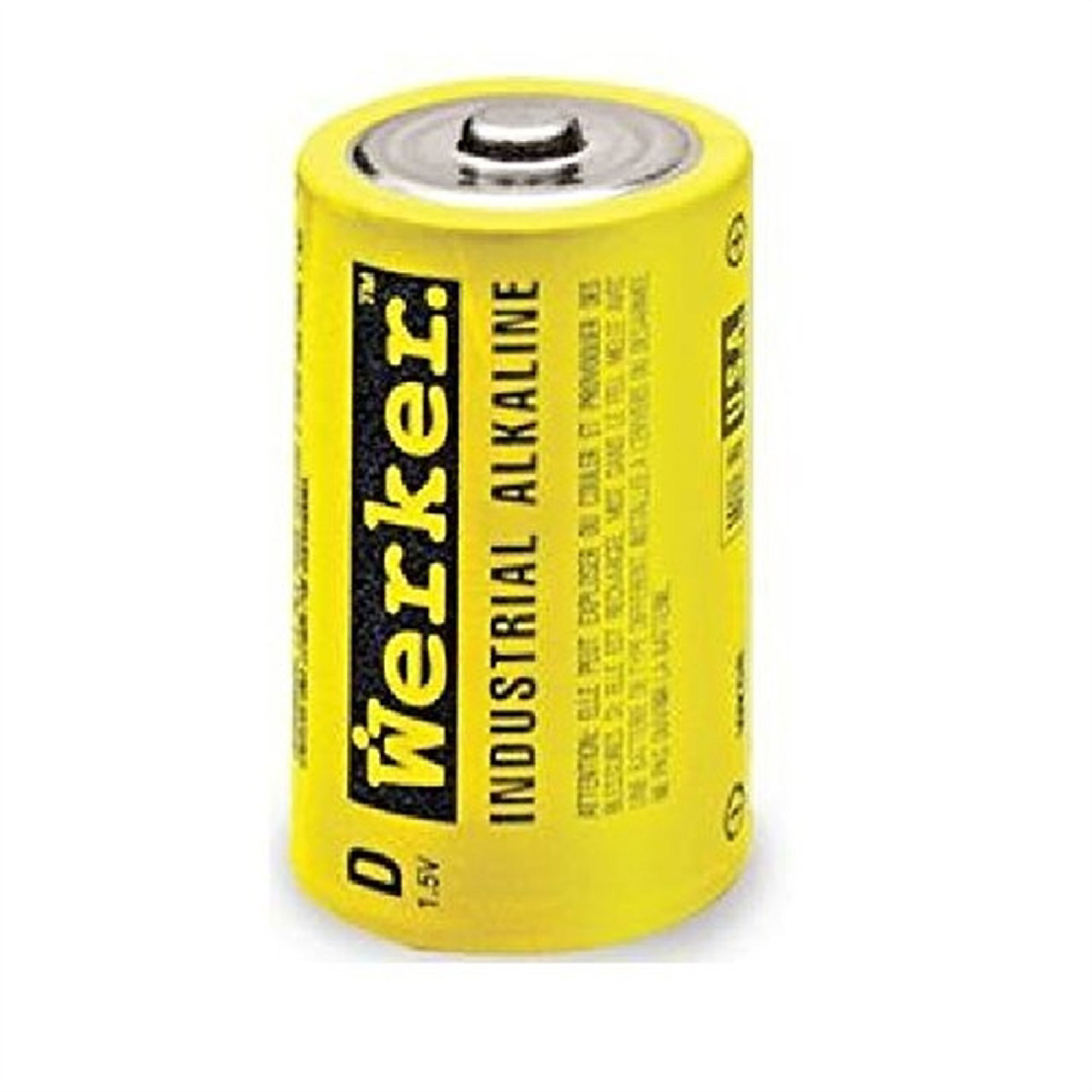 Chaos Safety Supplies Werker D Alkaline Batteries — 1.5V, 6-Pack, Model# CSUBATDCELL2PK